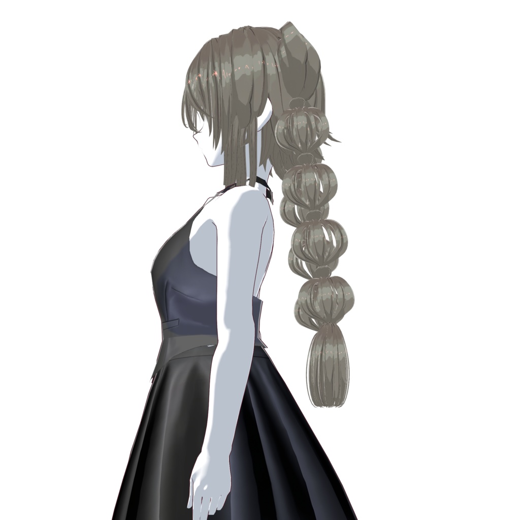 Bubble Twin Braid Hair