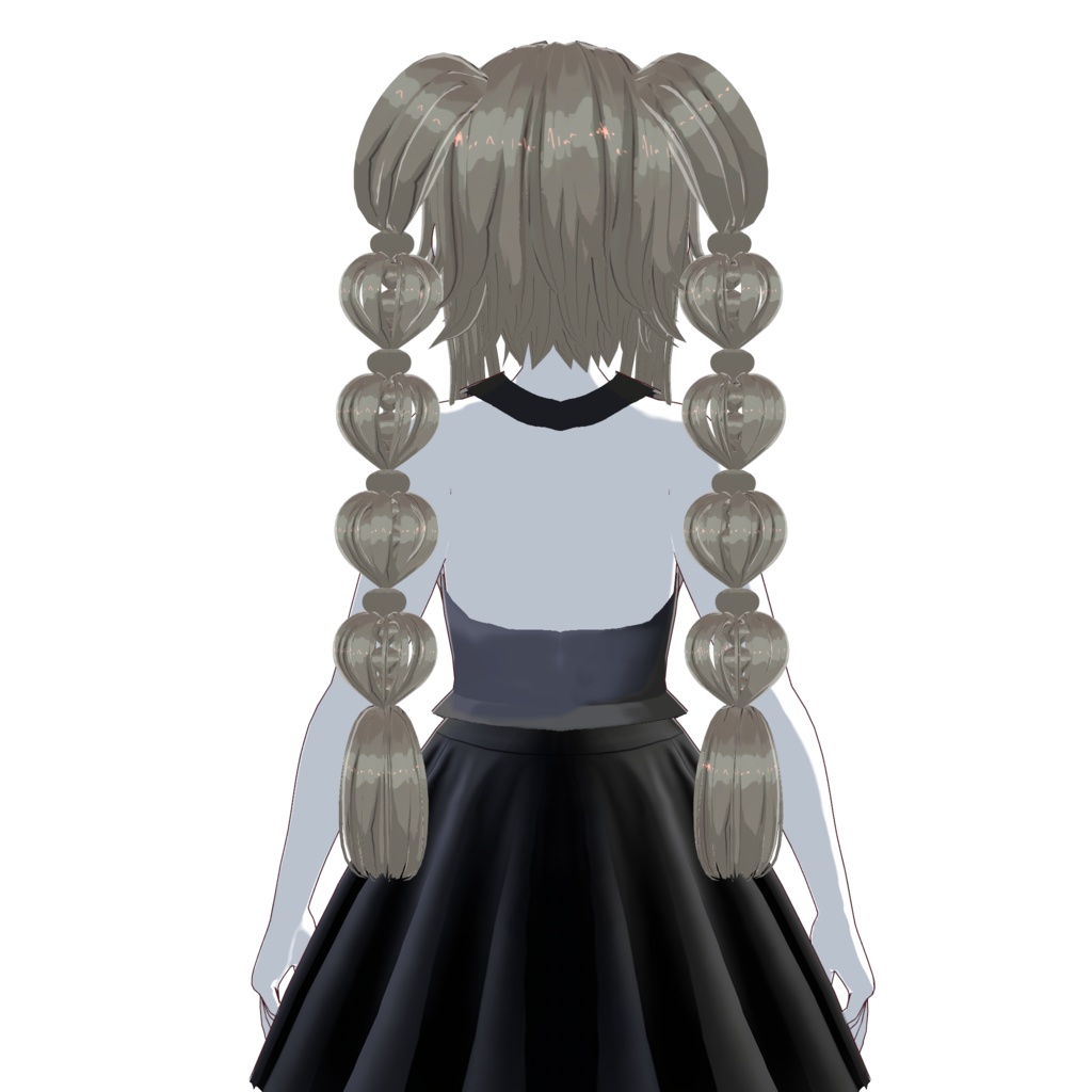 Bubble Twin Braid Hair