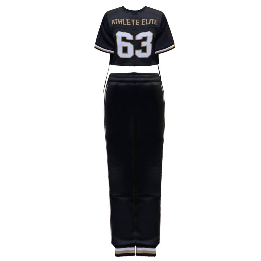 ミッドナイト・バーシティ・コレクション Midnight Varsity Collection|Sporty Outfit Set|GothicOutfit| Edgy Outfit| Casual Outfit| VRoid Studio Outfit | Customitem| Vtuber Outfit | Virtual Fashion| Virtual Youtuber
