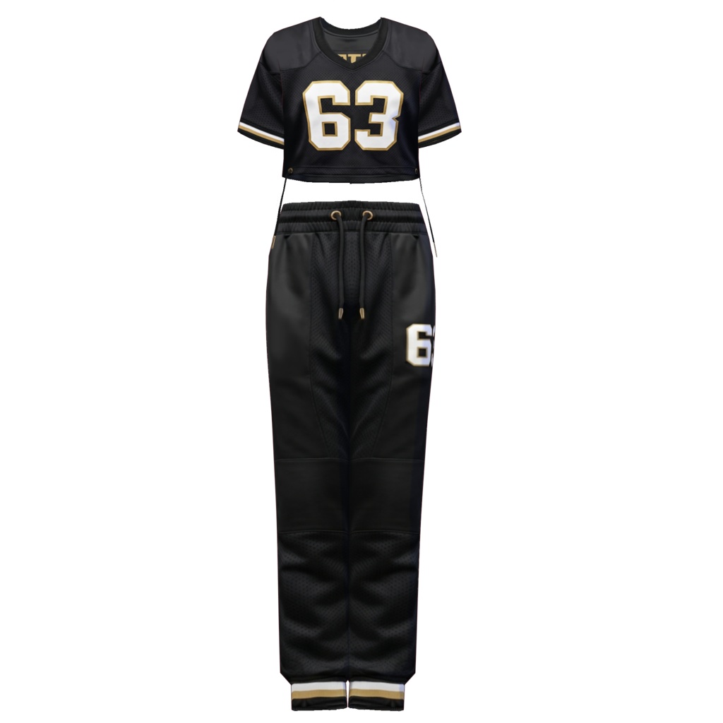 ミッドナイト・バーシティ・コレクション Midnight Varsity Collection|Sporty Outfit Set|GothicOutfit| Edgy Outfit| Casual Outfit| VRoid Studio Outfit | Customitem| Vtuber Outfit | Virtual Fashion| Virtual Youtuber