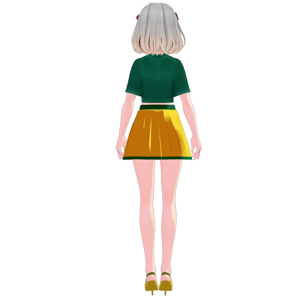 【VRoid正式版】VRoidっぽくないお肌2 垢抜けブラジルフィーバー Brazil Fever Sporty Outfit| VRoid Studio Outfit | Customitem| Vtuber Outfit | Virtual Fashion| Virtual Youtuber| Sport Outfit