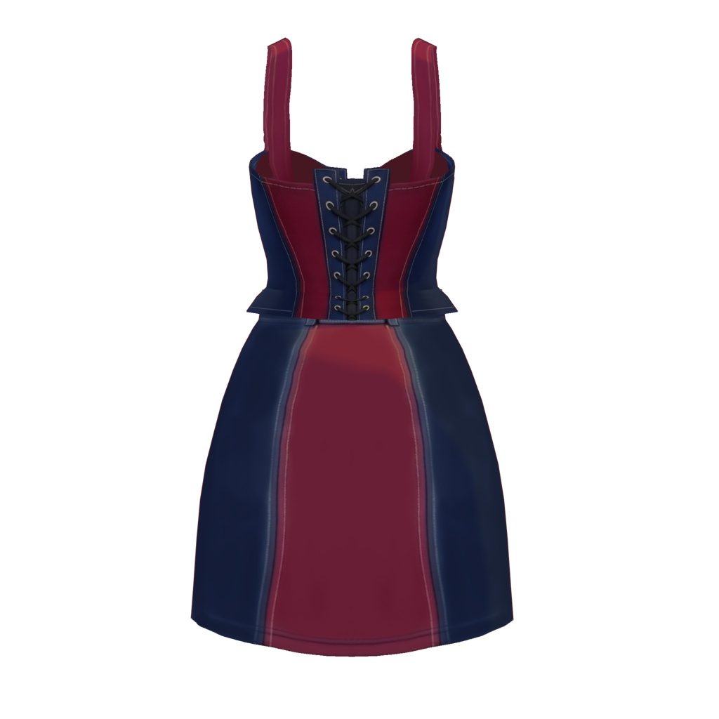 【VRoid正式版】 Barca Dress Outfit VRoid Studio Outfit | Customitem| Vtuber Outfit | Virtual Fashion| Virtual Youtuber| Sport Outfit