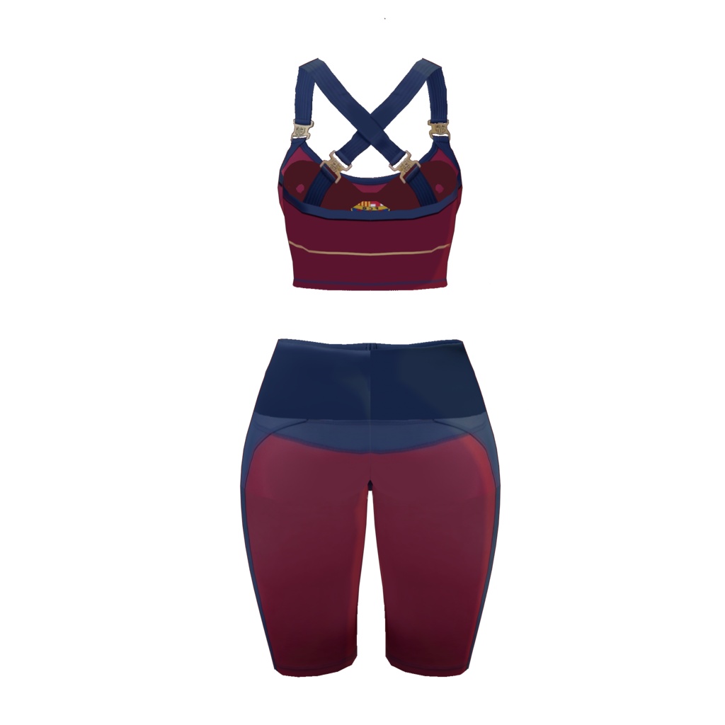 【VRoid正式版】Barca Casual Dress SetVRoid Studio Outfit | Customitem| Sporty Outfit| Barca Set Outfit|Vtuber Outfit | Virtual Fashion| Virtual Youtuber| Sport Outfit
