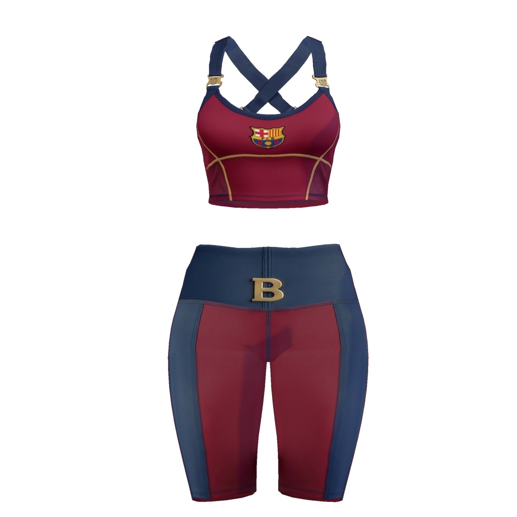 【VRoid正式版】Barca Casual Dress SetVRoid Studio Outfit | Customitem| Sporty Outfit| Barca Set Outfit|Vtuber Outfit | Virtual Fashion| Virtual Youtuber| Sport Outfit
