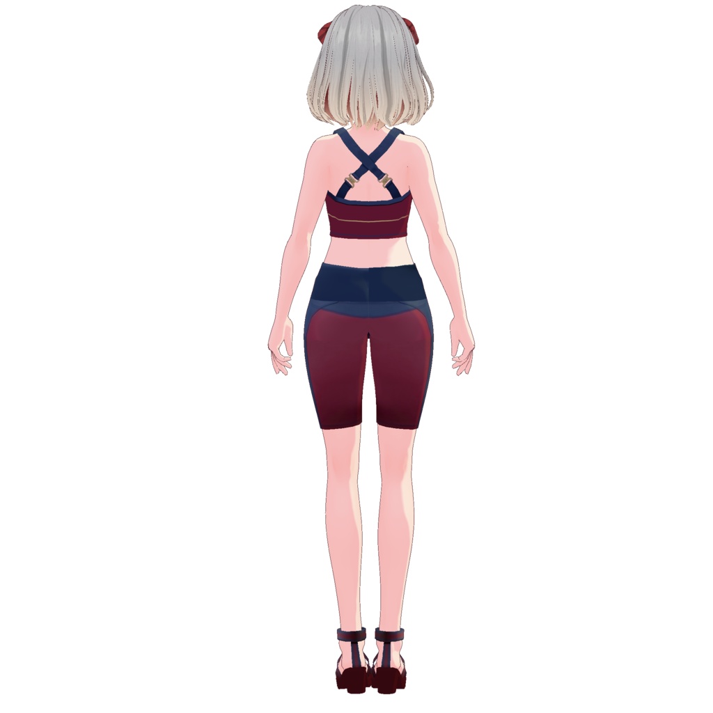 【VRoid正式版】Barca Casual Dress SetVRoid Studio Outfit | Customitem| Sporty Outfit| Barca Set Outfit|Vtuber Outfit | Virtual Fashion| Virtual Youtuber| Sport Outfit
