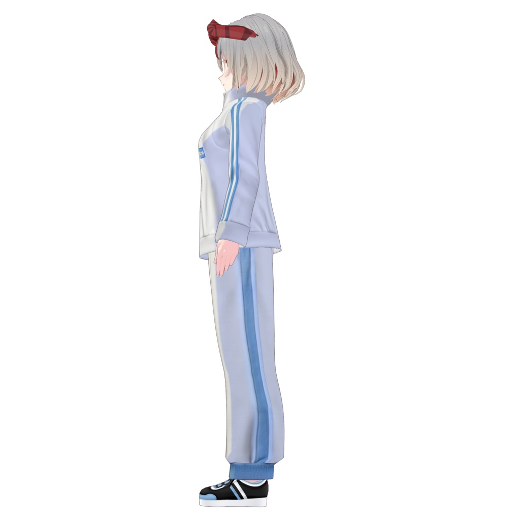 【VRoid正式版】ラ・アルビセレステカジュアル La Albiceleste Casual Roid Studio Outfit | Customitem| Sporty Outfit| Argentina Set Outfit|Vtuber Outfit | Virtual Fashion| Virtual Youtuber| Sport Outfit