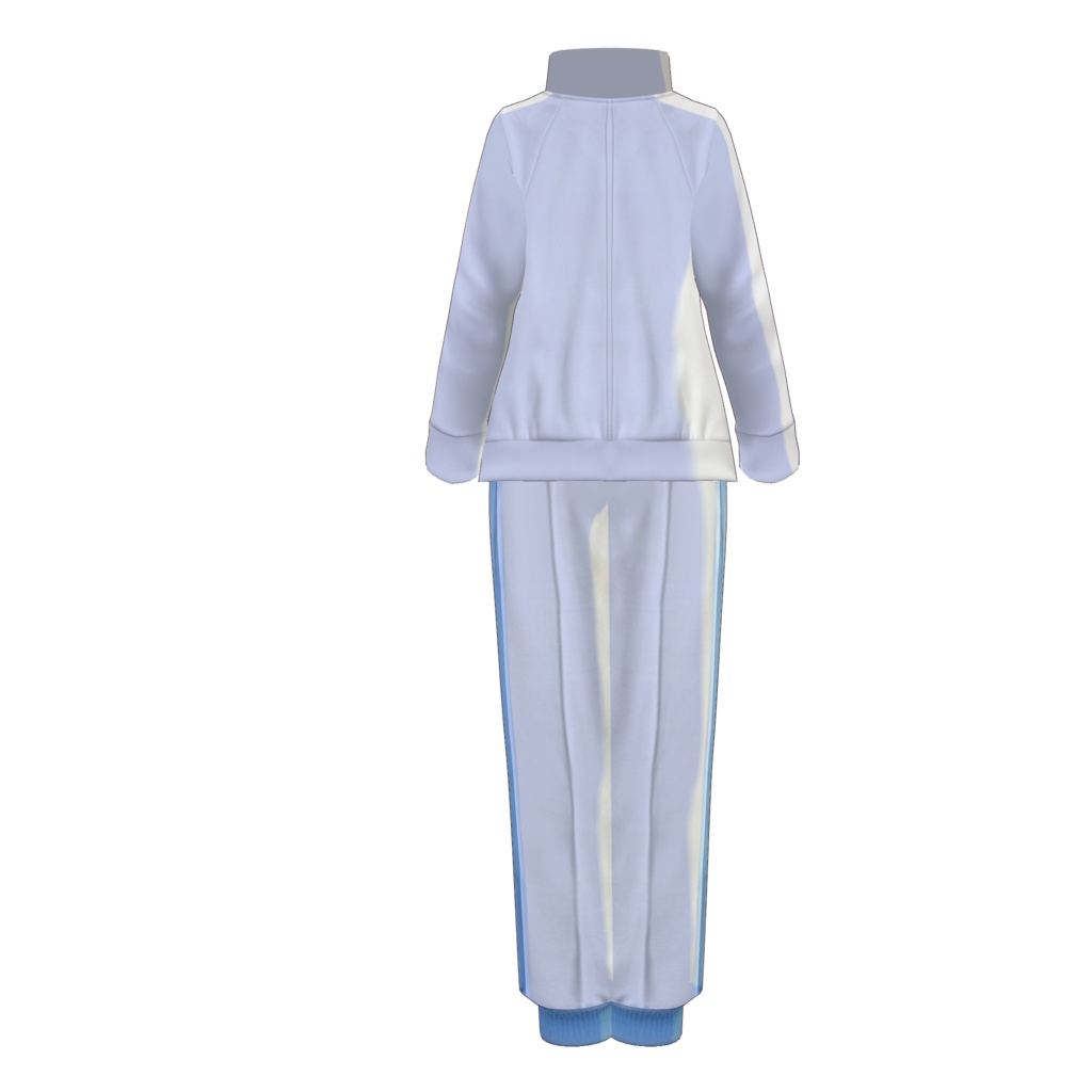 【VRoid正式版】ラ・アルビセレステカジュアル La Albiceleste Casual Roid Studio Outfit | Customitem| Sporty Outfit| Argentina Set Outfit|Vtuber Outfit | Virtual Fashion| Virtual Youtuber| Sport Outfit