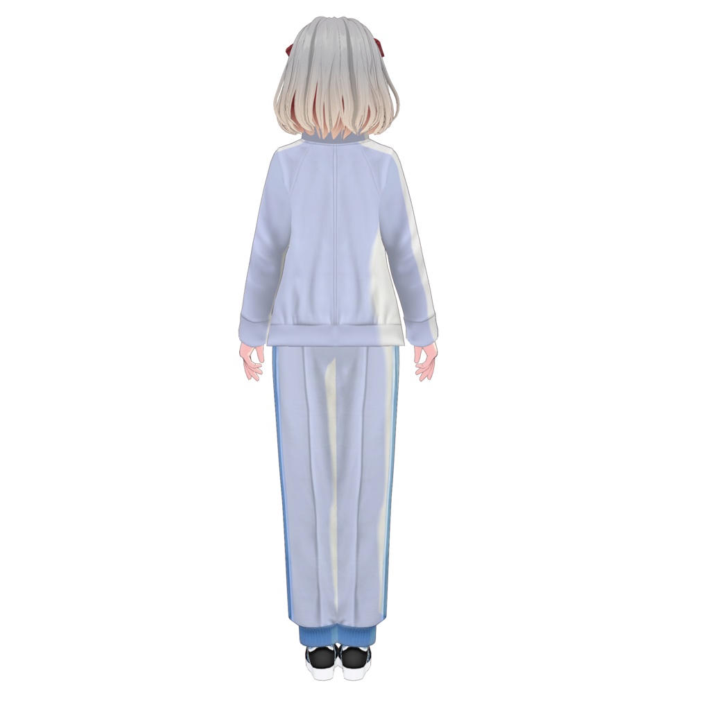 【VRoid正式版】ラ・アルビセレステカジュアル La Albiceleste Casual Roid Studio Outfit | Customitem| Sporty Outfit| Argentina Set Outfit|Vtuber Outfit | Virtual Fashion| Virtual Youtuber| Sport Outfit