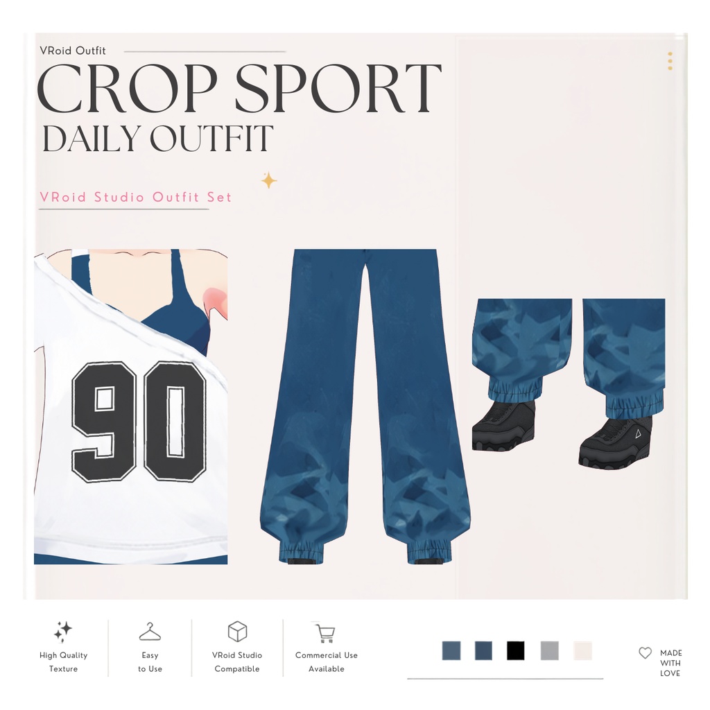 Crop Sport Daily Outfit