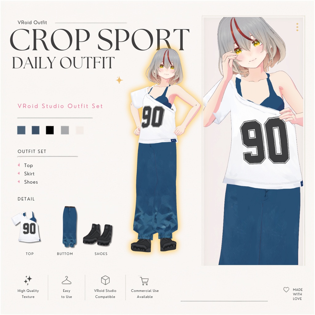 Crop Sport Daily Outfit