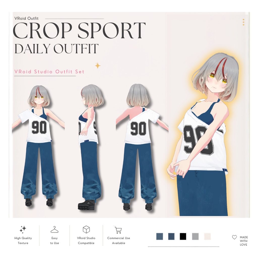 Crop Sport Daily Outfit