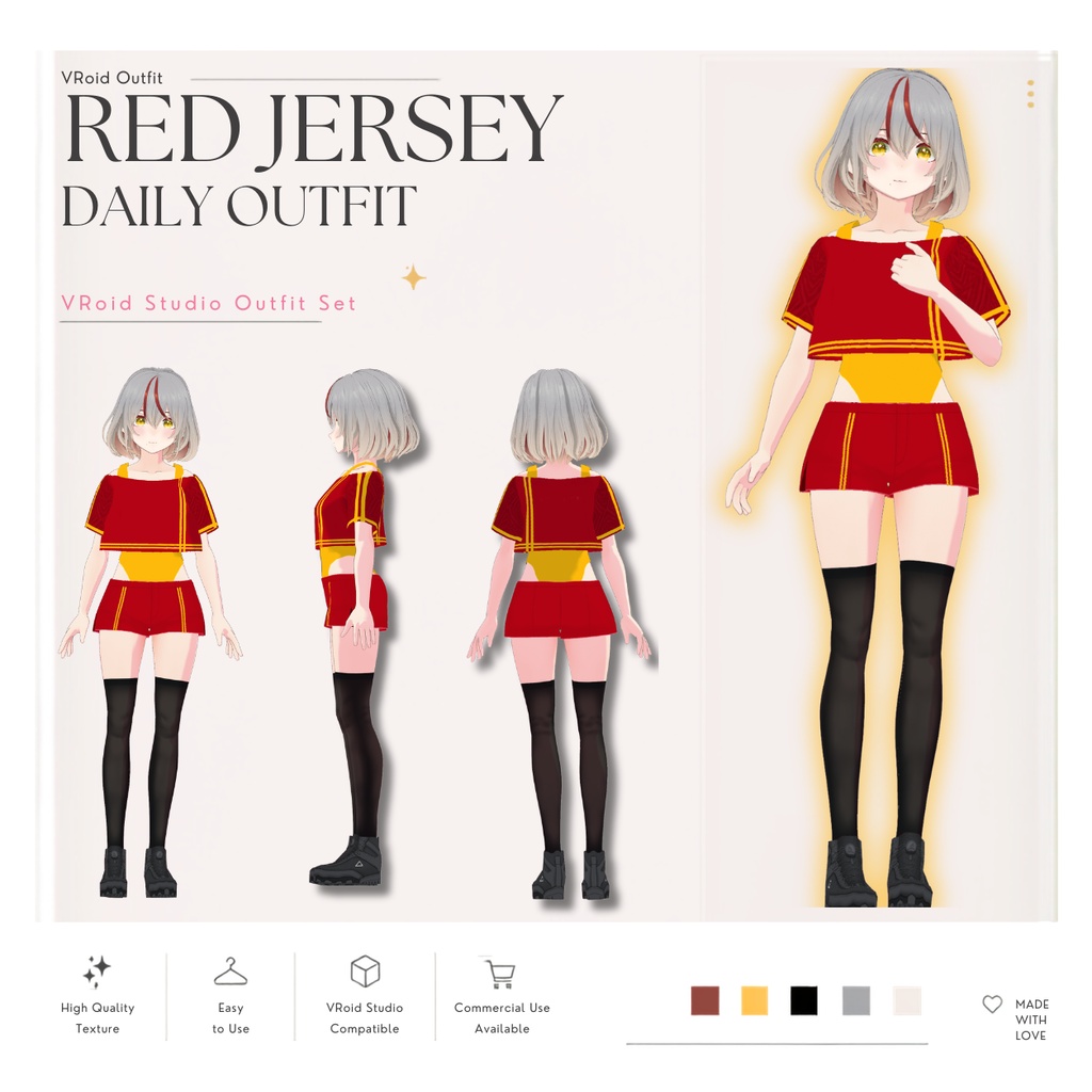 Red Jersey Daily Outfit