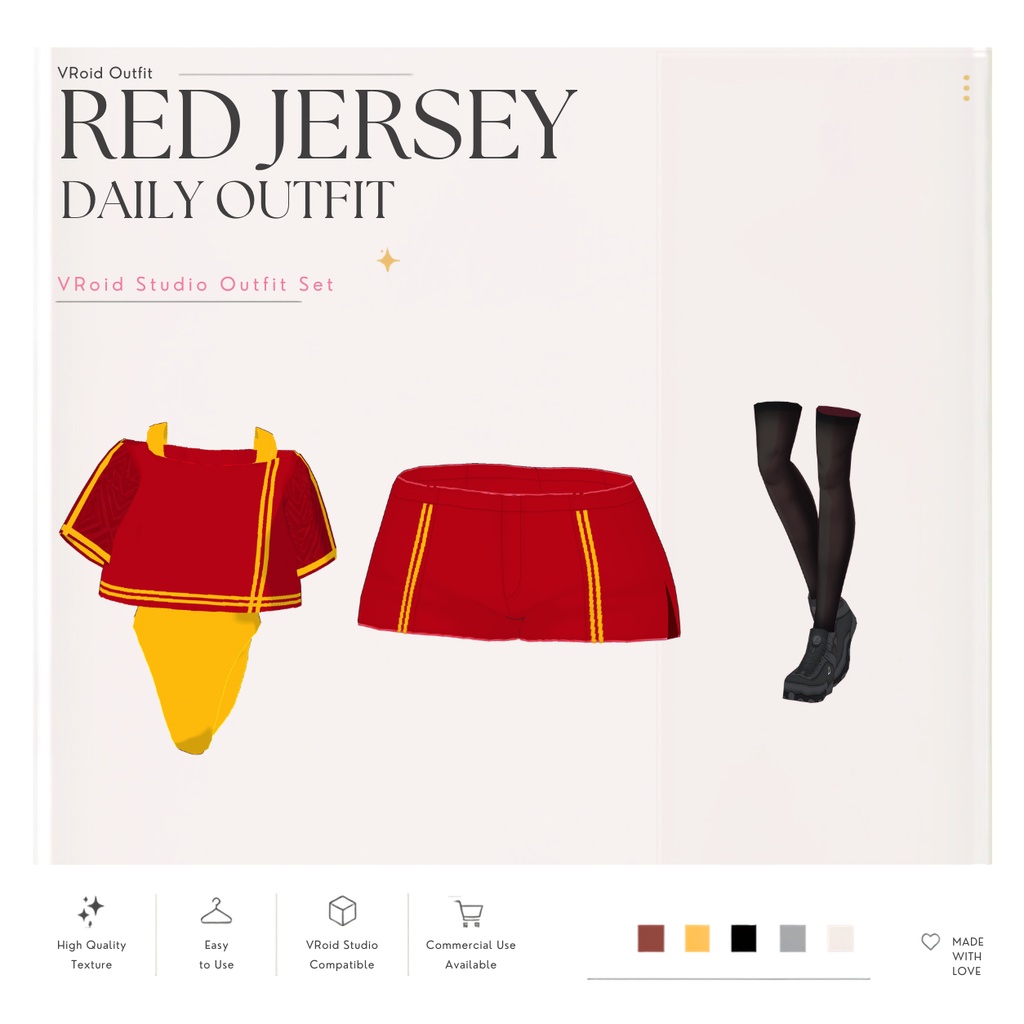 Red Jersey Daily Outfit