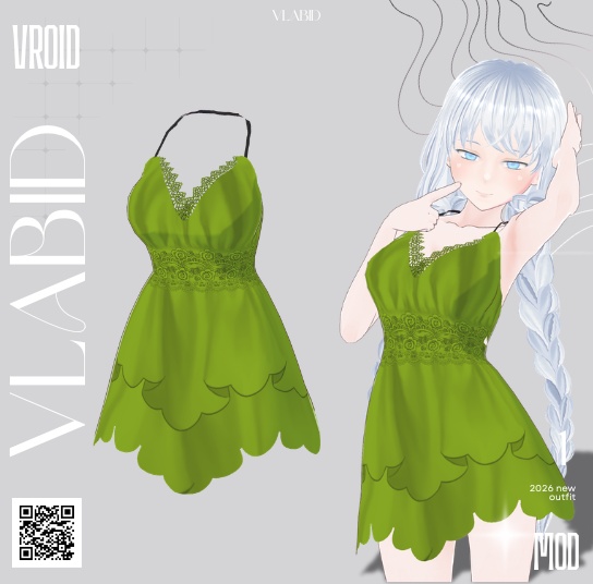 VLABID|Crimson Nocturne Dress