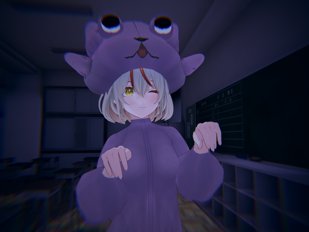 Purple Cat Kigurumi Set | パープルキャット着ぐるみセット