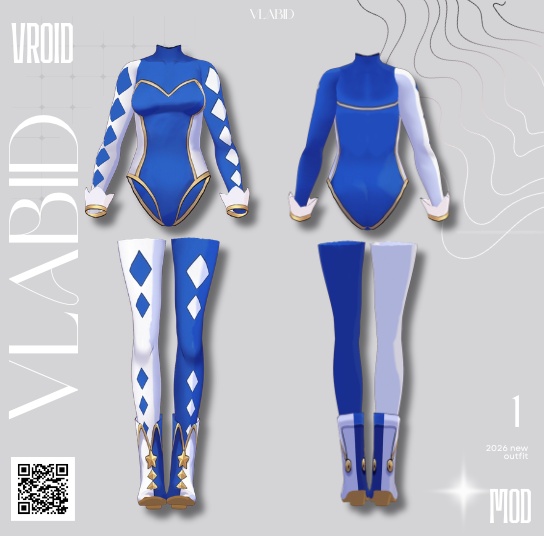 【VRoid正式版】Royal Azure Set