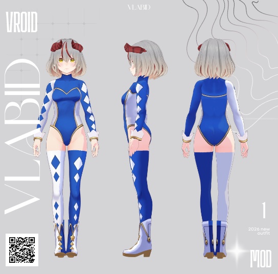 【VRoid正式版】Royal Azure Set