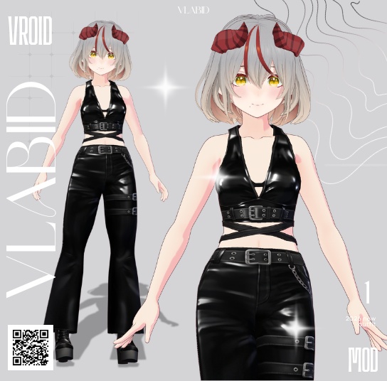 Cyber Outfit Set| VRoid Outfit| VRoid Texture| Customitem