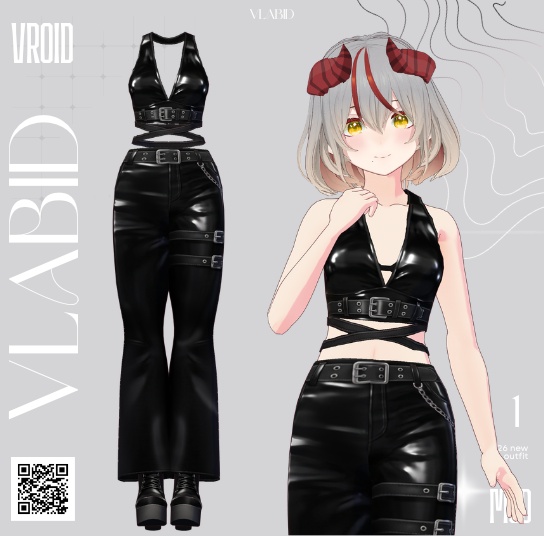 Cyber Outfit Set| VRoid Outfit| VRoid Texture| Customitem