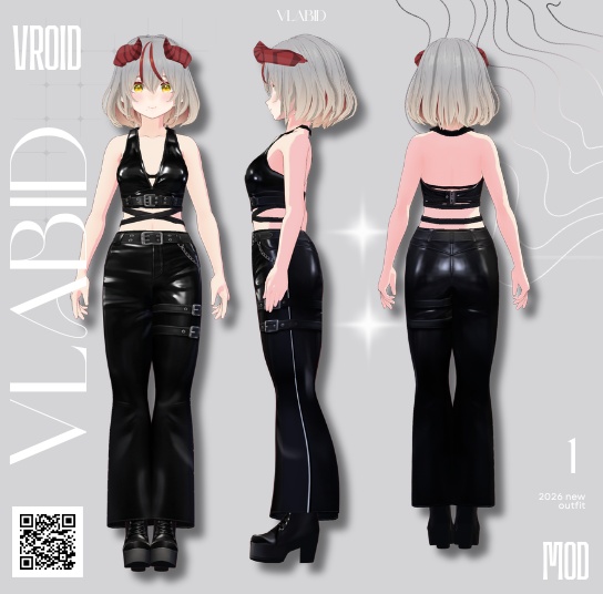 Cyber Outfit Set| VRoid Outfit| VRoid Texture| Customitem