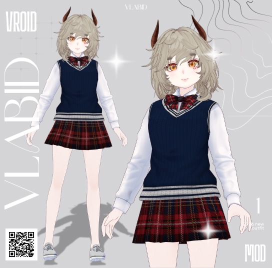 Formal Dress Uniform Outfit Texture VRoid Studio VRoid Texture Uniform VRoid Clothes Kawaii Custom VRoid Clothing VTuber 3D Clothing