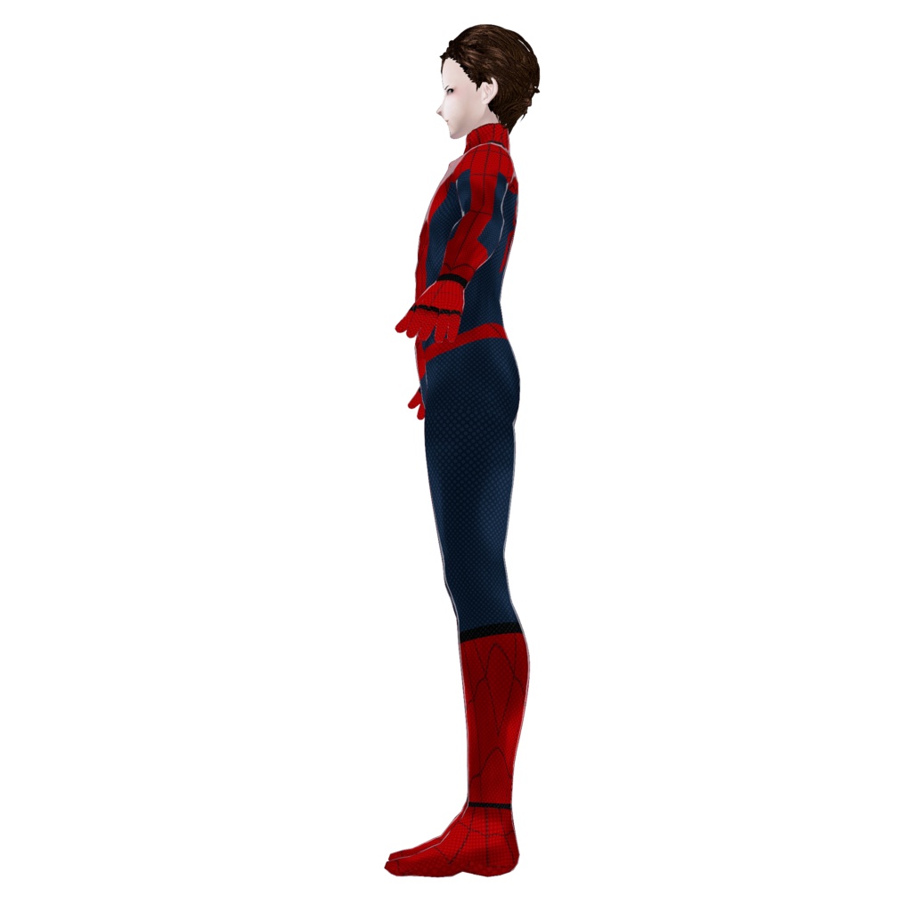 custom vroid clothes WEB hero Inspired Suit vtuber fanart suit