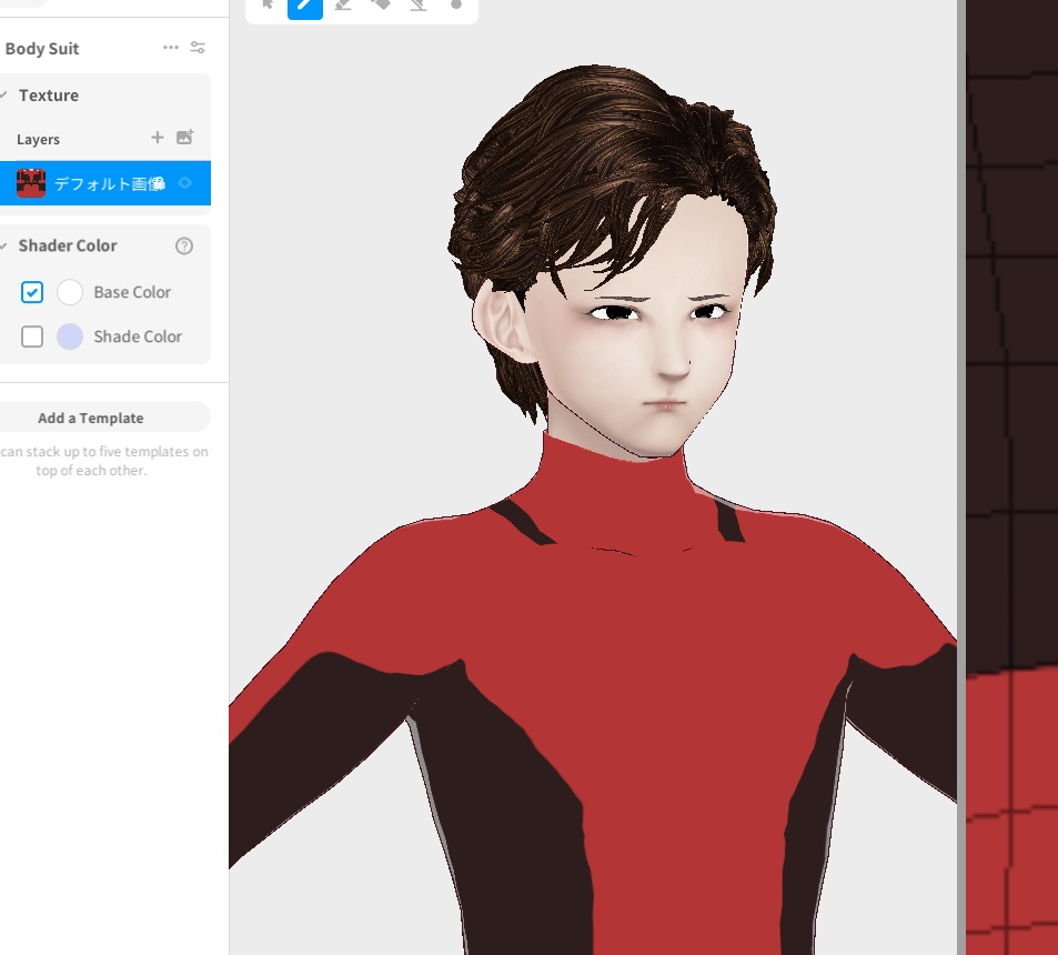custom vroid clothes WEB hero Inspired Suit vtuber fanart suit