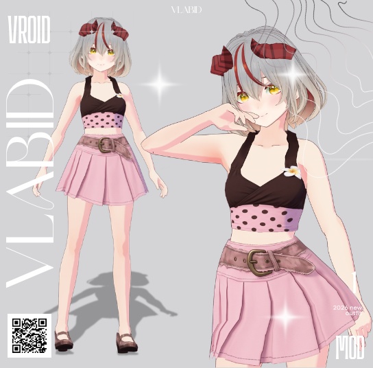 VRoid Clothes| VRoid Costume| VRoid Texture| Daily Outfit| VTuber Assets| Customitem| Cosplay Outfit| Virtual Youtuber| Kawaii Cute Outfit