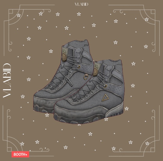 Survival Shoes | VRoid Shoes | 10 Skin Pack | VRoid Studio Custom Item