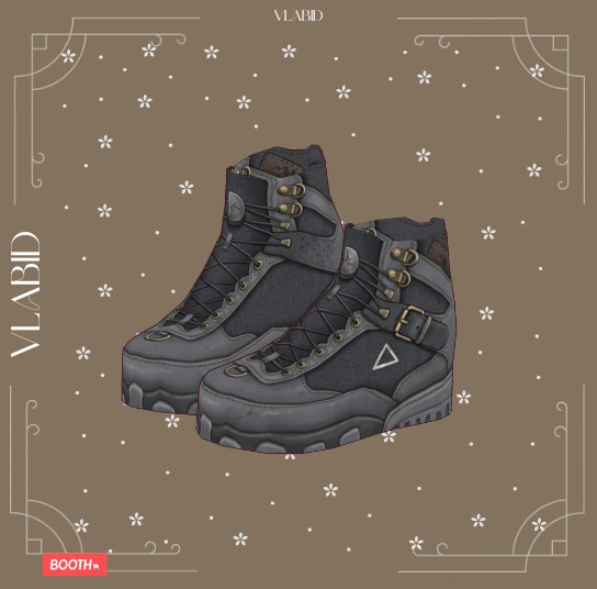 Survival Shoes | VRoid Shoes | 10 Skin Pack | VRoid Studio Custom Item