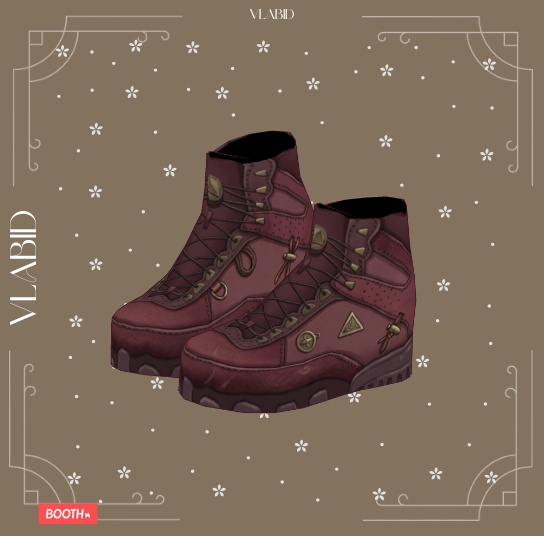Survival Shoes | VRoid Shoes | 10 Skin Pack | VRoid Studio Custom Item
