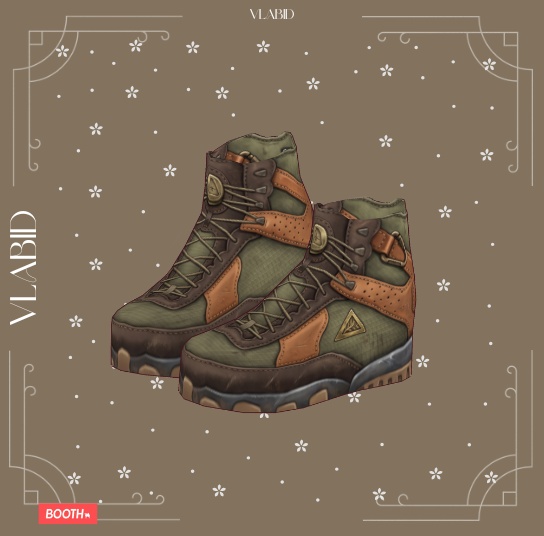 Survival Shoes | VRoid Shoes | 10 Skin Pack | VRoid Studio Custom Item