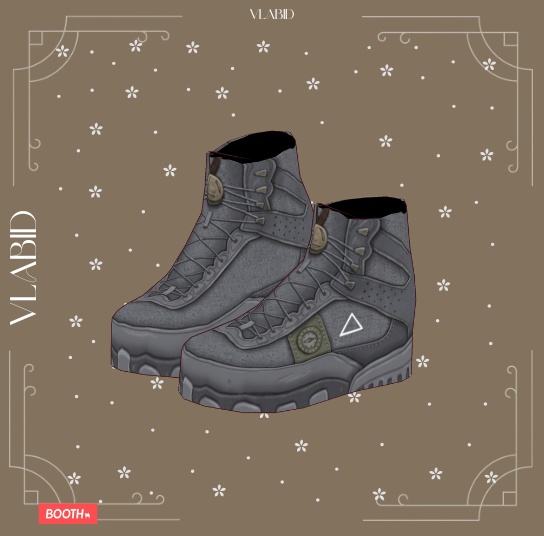 Survival Shoes | VRoid Shoes | 10 Skin Pack | VRoid Studio Custom Item