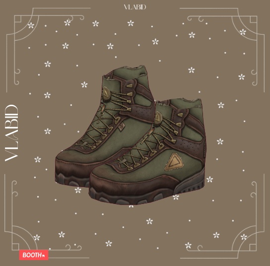Survival Shoes | VRoid Shoes | 10 Skin Pack | VRoid Studio Custom Item