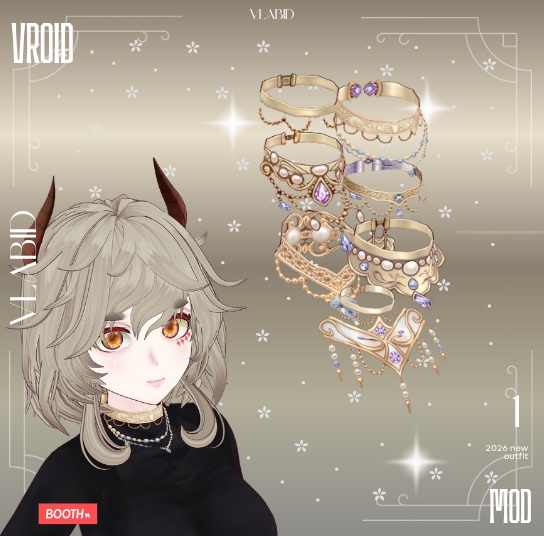 Jewelry & Accessories Custom Item｜VRoid Studio｜VTuber