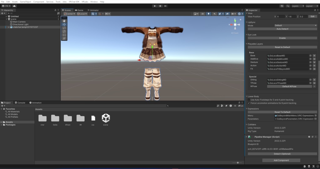 【VRChat Outfit】Anime Avatar Fashion Outfit UnityPackage VRChat衣装 Unitypackage VRChat Outfit VRChat Asset 3D Asset 3D Outfit VTuber Asset VRchat Kawaii Outfit Cute Outfit