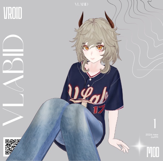 Baseball Outfit Casual Outfit VRoid Customitem VRoid Studio VTuber Asset VRoid Clothes VRoid Costume Kawaii Outfit Texture VRoid Sporty Outfit Baseball Fashion VRoid Texture Cute Outfit
