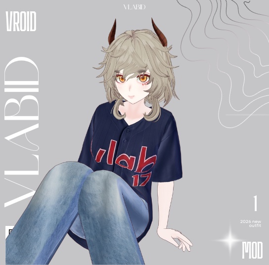 Baseball Outfit Casual Outfit VRoid Customitem VRoid Studio VTuber Asset VRoid Clothes VRoid Costume Kawaii Outfit Texture VRoid Sporty Outfit Baseball Fashion VRoid Texture Cute Outfit