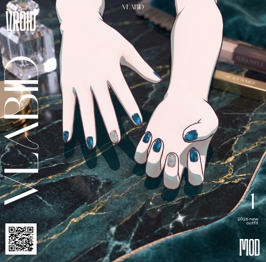 FREE Nail Pack 2 VRoid Nail Texture VRoid Studio