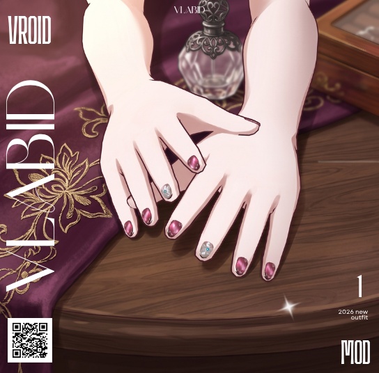 FREE Nail Pack 2 VRoid Nail Texture VRoid Studio