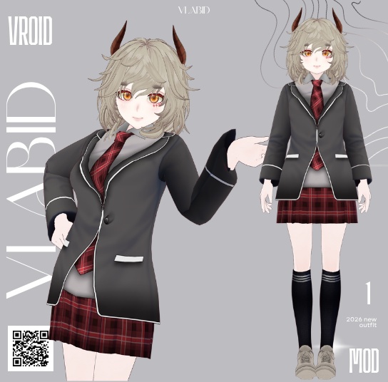 Formal Dress Uniform Outfit Texture VRoid Studio VRoid Texture Uniform VRoid Clothes Kawaii Custom VRoid Clothing VTuber 3D Clothing