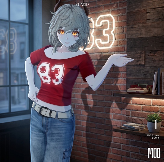 Casual Outfit 3D Clothing VRoid VRoid Clothes VRoid Studio Y2K Street Fashion VRoid Texture Customitem VTuber VRoid Costume