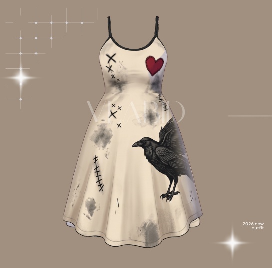 VRoid Studio Halloween Outfit VRoid Clothes Dresses Daily Outfit VTuber Fashion Gothic Outfit VTuber Outfit Kawaii Outfit VRoid Texture CustomItem Punk Outfit Crop Top VRoid Cosplay