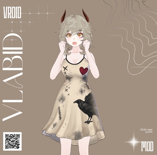 VRoid Studio Halloween Outfit VRoid Clothes Dresses Daily Outfit VTuber Fashion Gothic Outfit VTuber Outfit Kawaii Outfit VRoid Texture CustomItem Punk Outfit Crop Top VRoid Cosplay