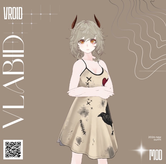 VRoid Studio Halloween Outfit VRoid Clothes Dresses Daily Outfit VTuber Fashion Gothic Outfit VTuber Outfit Kawaii Outfit VRoid Texture CustomItem Punk Outfit Crop Top VRoid Cosplay