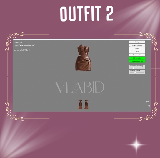 VRoid Studio, Glossy Muse Leather Dress, VRoid Clothes, Customitem, VRoid Texture, Costume, Dress Kawaii, Cute Outfit, VRoid Costume