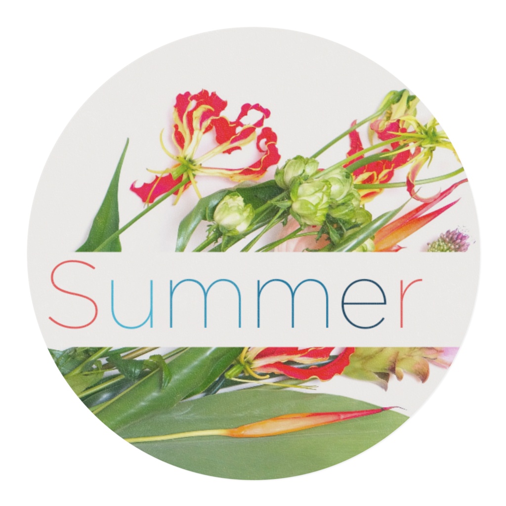 summer flowerマスキングテープ