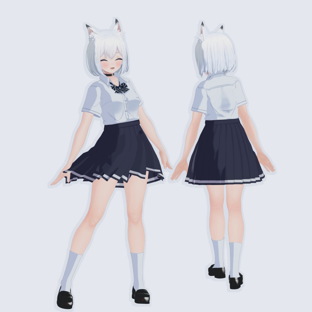 学生服(夏)とおまけつき【狐雨、INABA、椎名 対応】