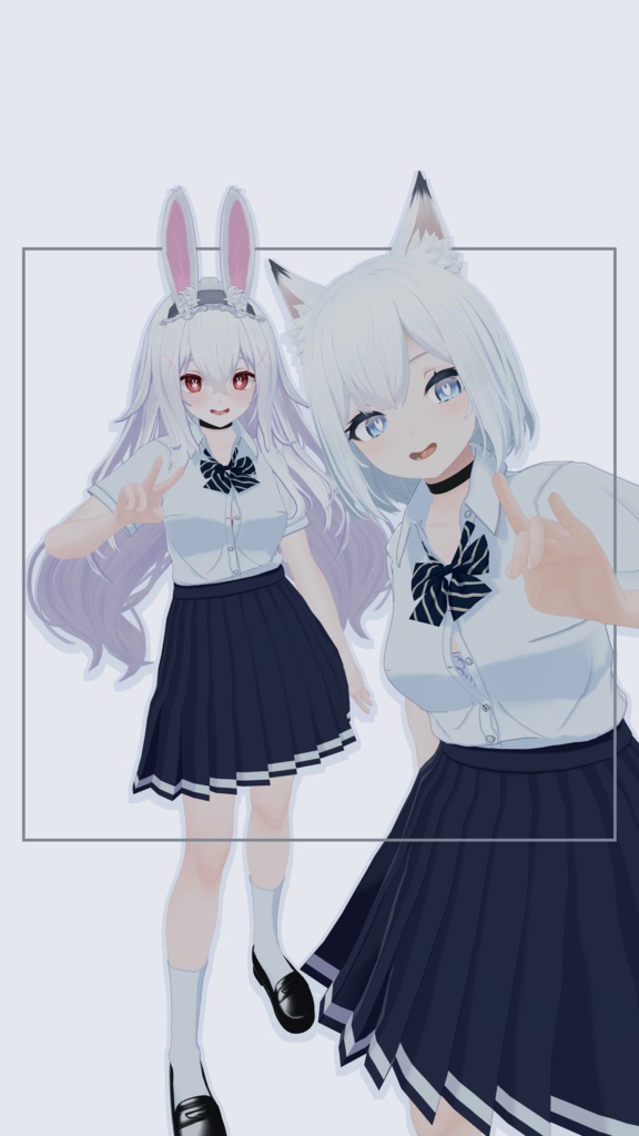 学生服(夏)とおまけつき【狐雨、INABA、椎名 対応】