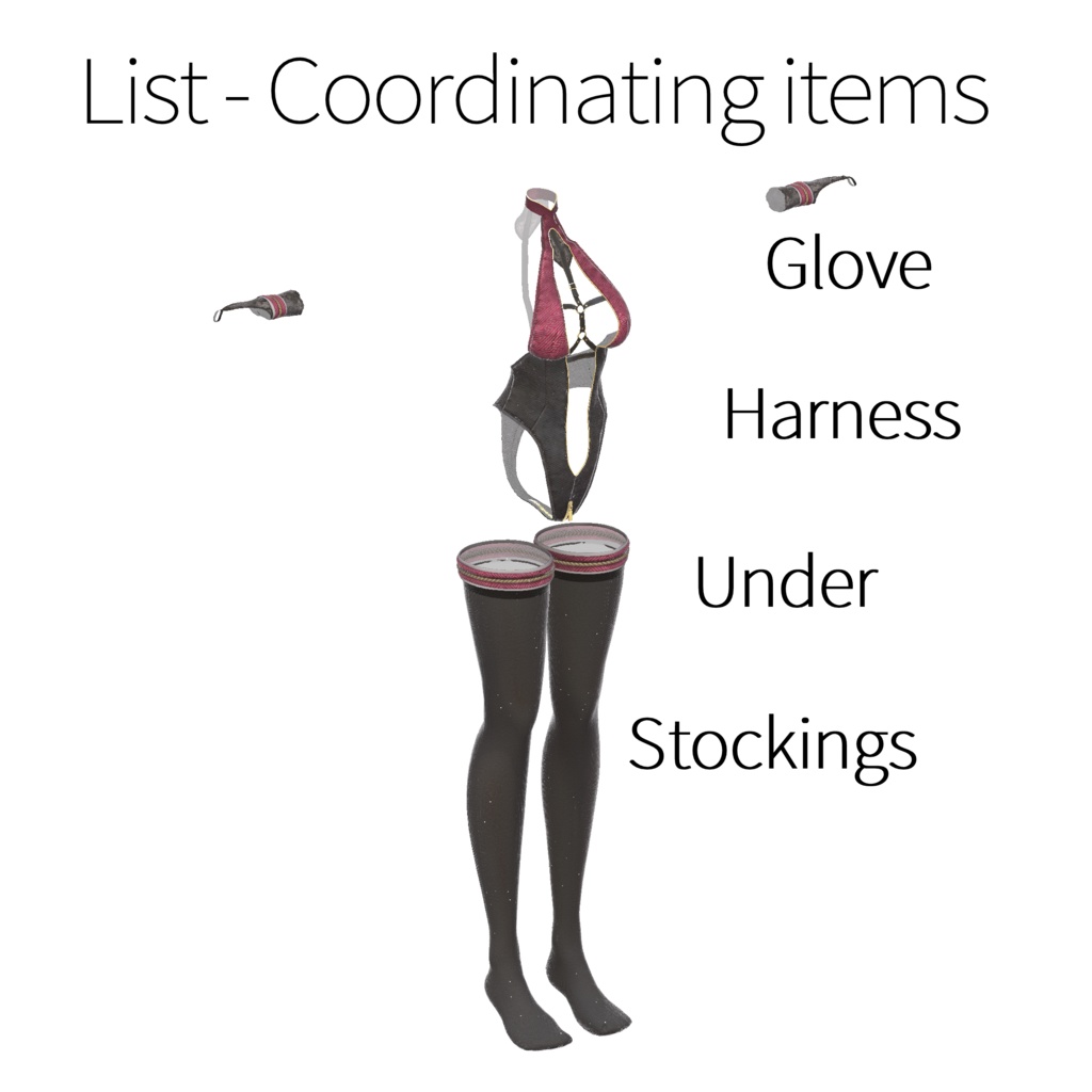 NIGHT IN YOSHIWARA Coordinating items【ラシューシャ対応】